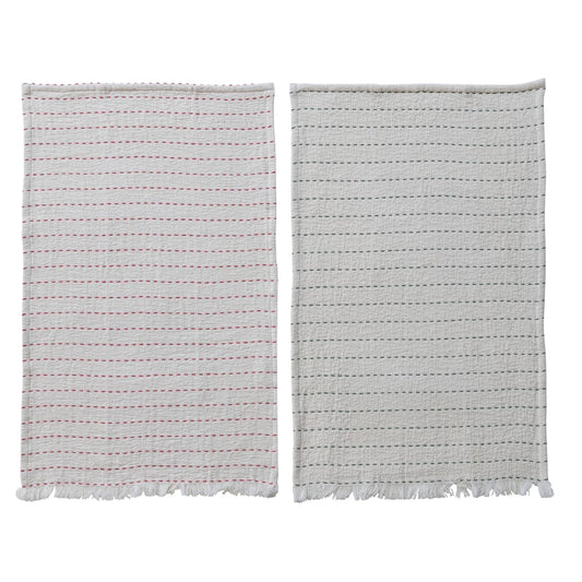 Kantha Stiched Tea Towel