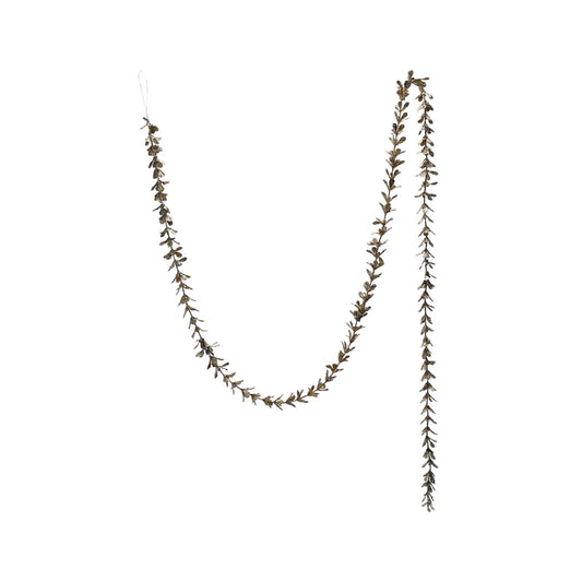 6' Champagne Glitter Garland