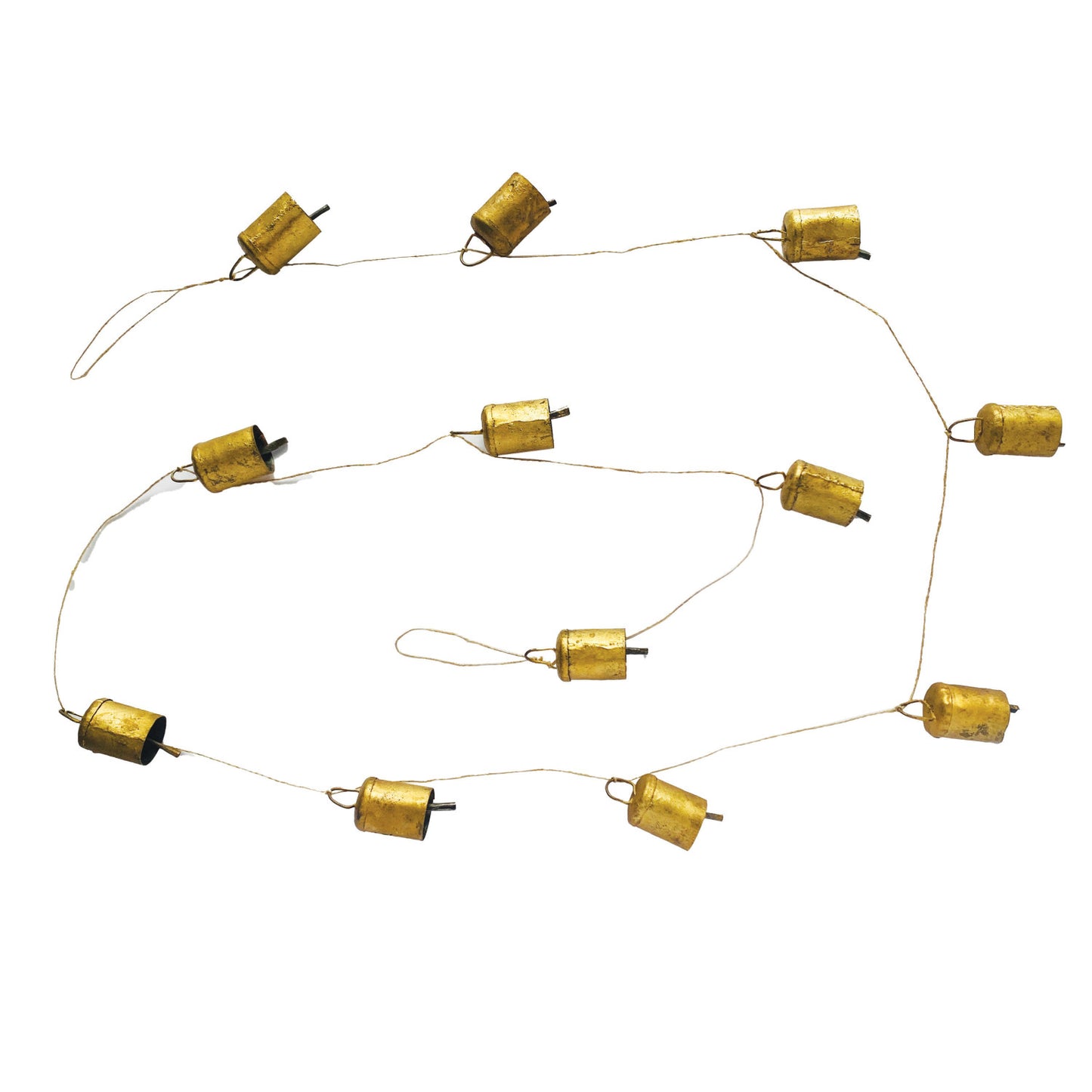 6' Gold Bell Garland