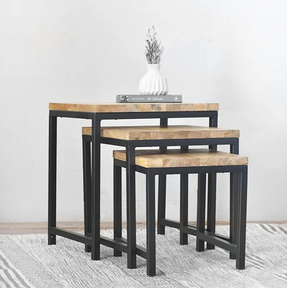 Wood Side Table