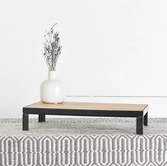 Iron Wood Serving Stand