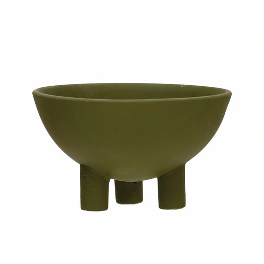 Stoneware Footed Bowl